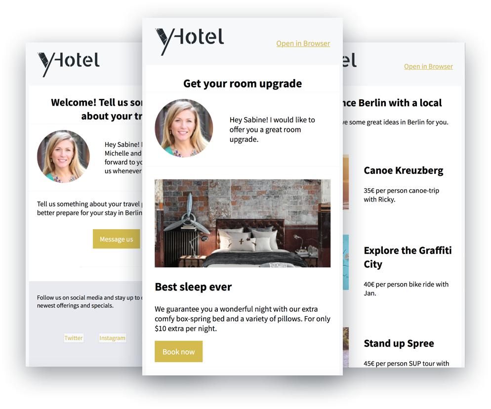 Email template examples